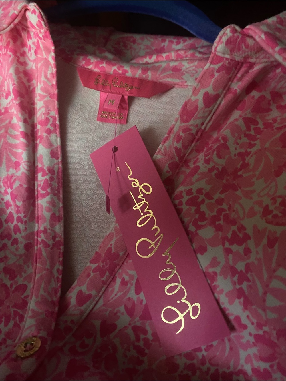NWT Lilly Pulitzer Pink Shandy Invest a Gator Jorgie Romper Size Medium - Picture 4 of 4